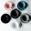 Coffee ceramics, flavored tea, cup, set, afternoon tea with glass, European style, wholesale