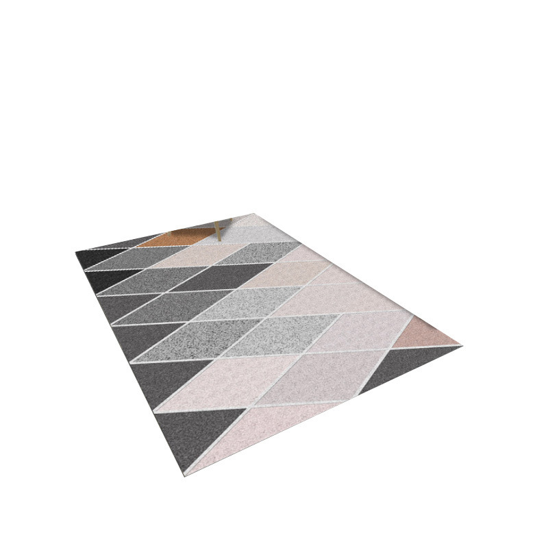 Alfombra estilo nórdico de Amazon, alfombra para sala de estar, sofá, mesa de centro, alfombra para entrada, alfombra de terciopelo cristalino de fácil cuidado y cobertura completa para el hogar.