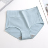 Cotton trousers, waist belt, underwear for hips shape correction, pants, high waist, plus size, wholesale