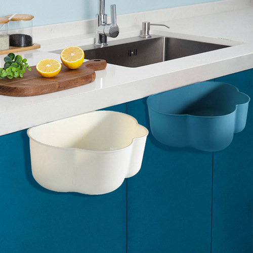 Yunduo style kitchen hanging trash can cabinet door buckle garbage basin creative home desktop debris storage basket wholesale