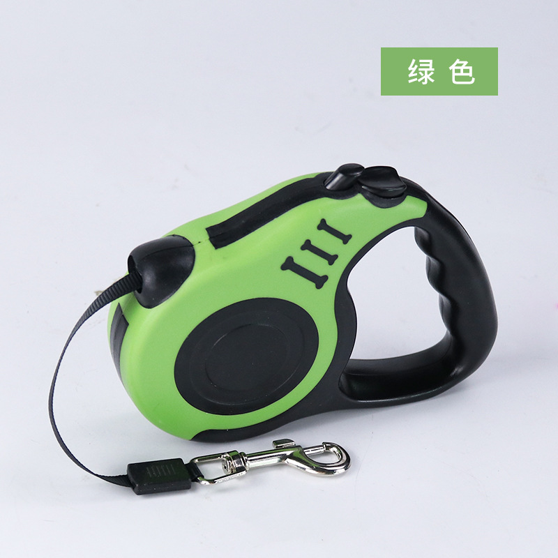 Suministros para mascotas Amazon popular 3/5M correa de perro retráctil pequeño y mediano perro mascota correa de perro en stock