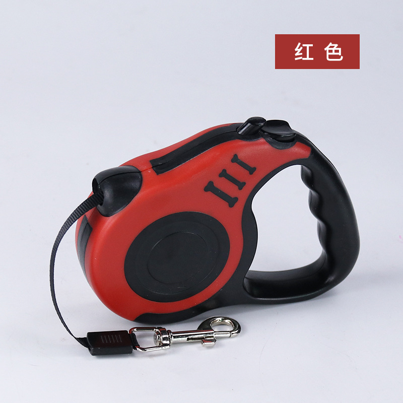 Suministros para mascotas Amazon popular 3/5M correa de perro retráctil pequeño y mediano perro mascota correa de perro en stock