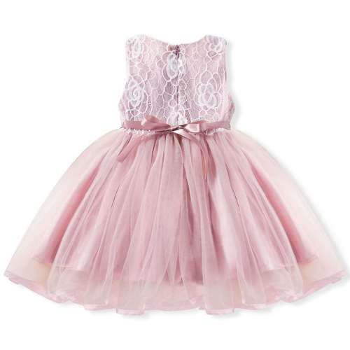 Children's Summer  Fashion K-Style Girl's Dress for Kids Sleeveless Embroidered Lace Dress