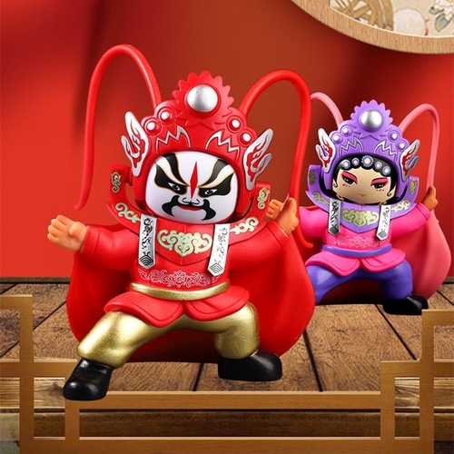 Sichuan Opera Changing Face Doll, Opera Mask Figure Ornament, Chinese Style, Chengdu, Gift for Foreigners