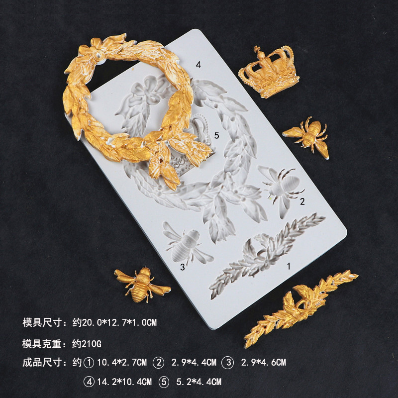 Alivio flotante molde de silicona marco decoración la boda para hornear herramienta abrasiva fondant ritmo seco pastel chocolate