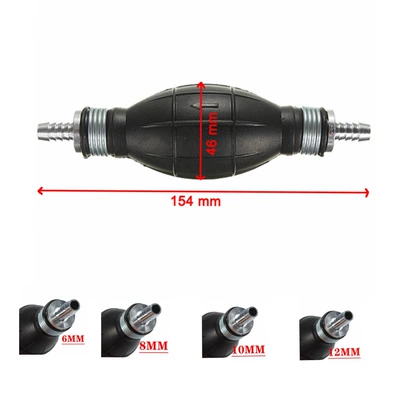 Fuel pump car/boat/motorcycle 6/8/10/12mm hand pump gasoline/diesel pump/manual oiler (Oil pump, nozzle)