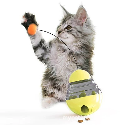 Стакан для кошек и собак Утечка Мяч Игрушка Тренер Головоломка Медленная кормушка Закуски Увлекательный Артефакт Товары для домашних животных