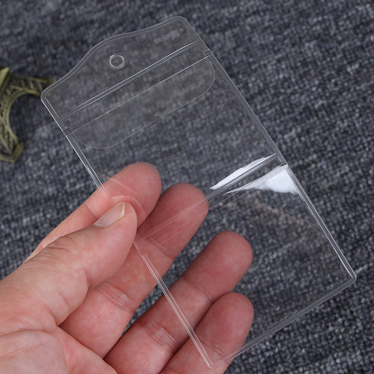 PVC transparent tag bag custom flat mouth clothing self-sealing…