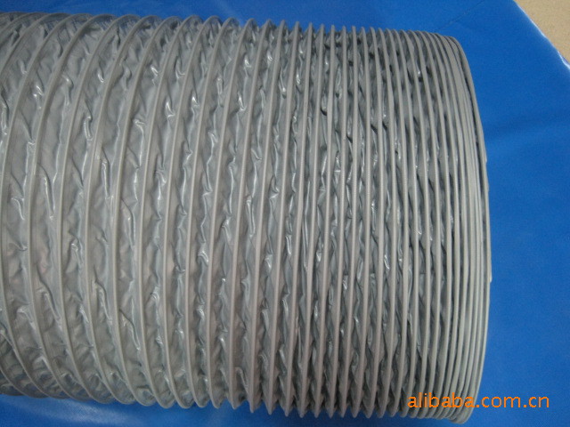 16寸尼龙布伸缩软管风管AA优质加粗钢丝型送风排气管耐用加长耐用