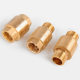 Brass vertical check valve inner and outer wire copper core check valve lift check valve Miller source factory