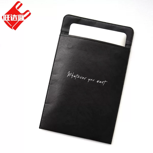 Washed DuPont Paper Notebook Liner Kraft Paper Computer Protective Cover Waterproof Wear-resistant Computer Bag Printable logo