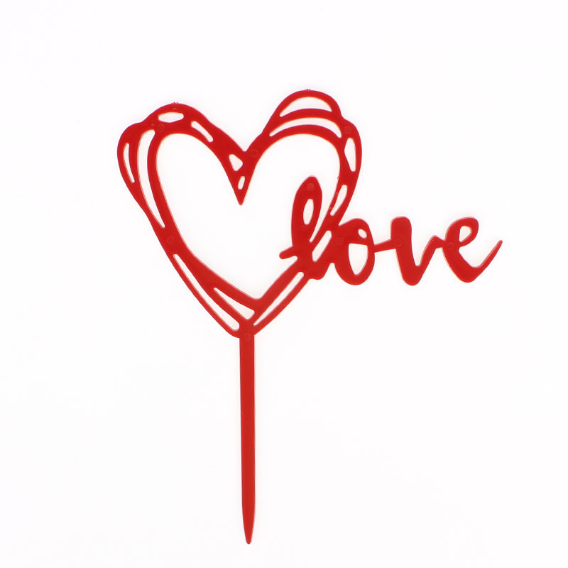 Decoración de pastel imitación Tarjeta de acrílico inserción vestido de cumpleaños plug-in para hornear Festival postre Mesa bandera inserción fábrica ventas directas