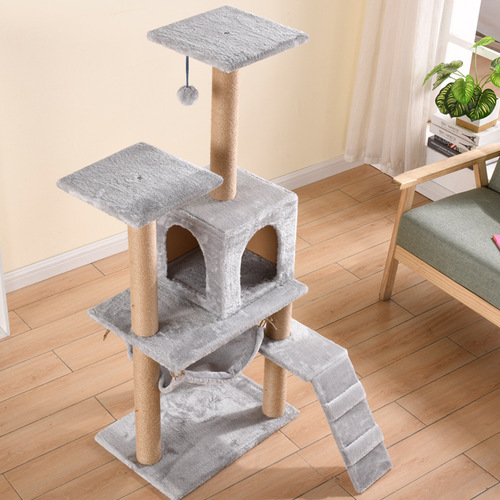 Cat tree cat climbing frame cat scratcher cat bed cat supplies cat toys cat jump platform cat villa pet nail file wholesale