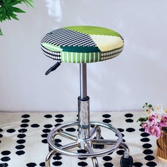 Elastic printed round stool cover, bar round rotating chair cover, round stool cover chair cover, bar stool cover
