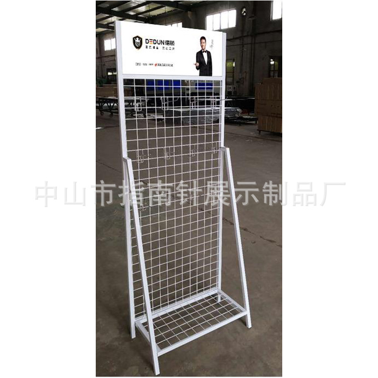 网格铁丝架铁网格挂钩花洒展示架排插手机配件产品移动网格架