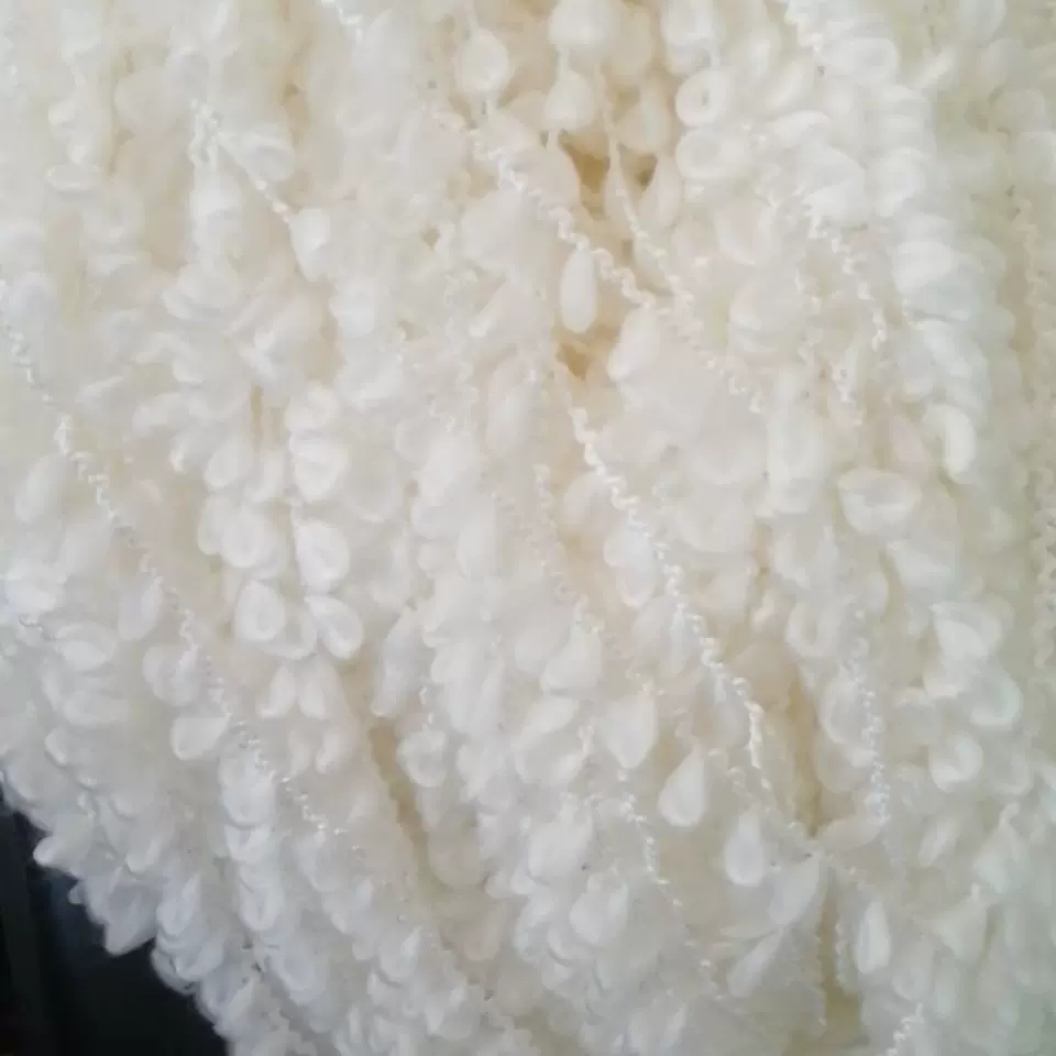 DIY手编线0.8支大圈圈纱线 涤腈纱线特种纱线花式围巾毯子公仔线