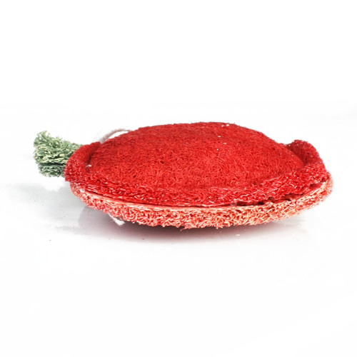Natural loofah hamster chinchilla rabbit chew toy teeth cleaning pet supplies fruit apple-shaped