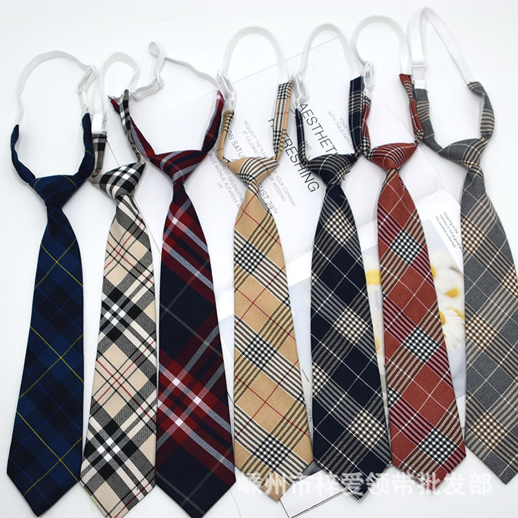 Tie School Uniform Uniform Sailor Uniform School Group Plaid Jk Tie Manufacturer Wholesale Samples and Materials Wholesale Tie