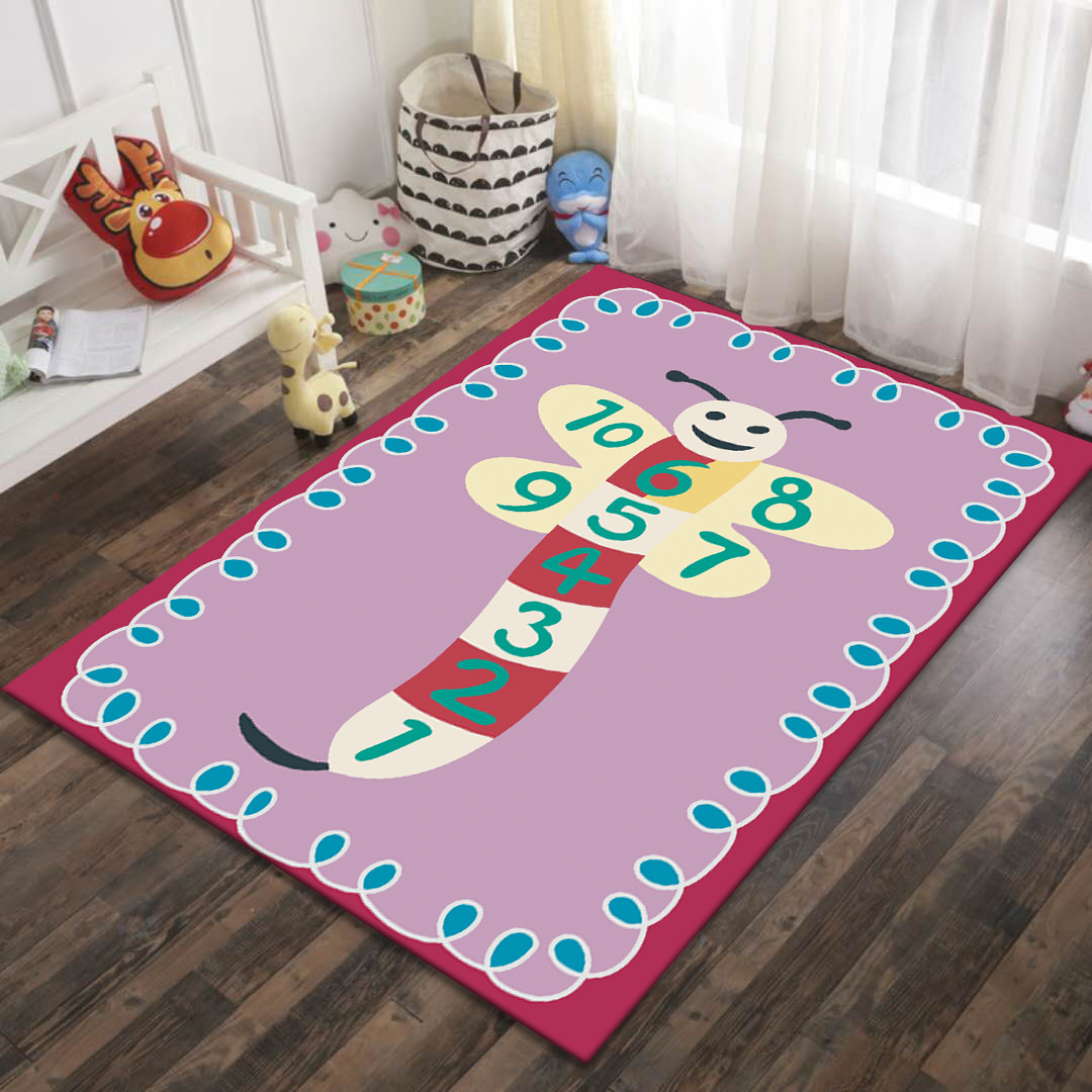Alfombra de dibujos animados para juegos, alfombra de gran superficie para sala de estar, alfombra para mesa de centro, alfombra para dormitorio, alfombra resistente al desgaste para habitación infantil image 5