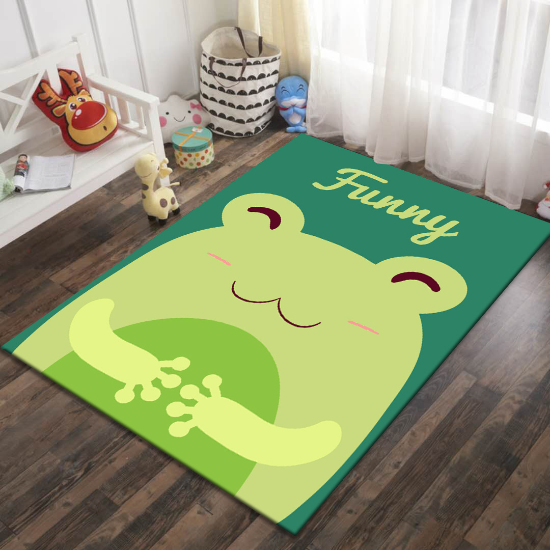 Alfombra de dibujos animados para juegos, alfombra de gran superficie para sala de estar, alfombra para mesa de centro, alfombra para dormitorio, alfombra resistente al desgaste para habitación infantil image 10
