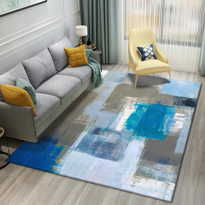 Alfombras nórdicas transfronterizas, alfombras de gran superficie para salas de estar, alfombras para sofá y mesa de centro, alfombras de oficina de fácil mantenimiento.