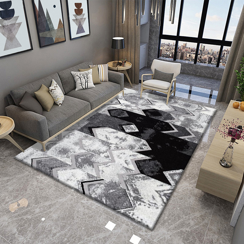 Alfombra de estilo europeo sala de estar simple moderna mesa de café americana dormitorio manta de cama completa manta de noche de estilo nórdico