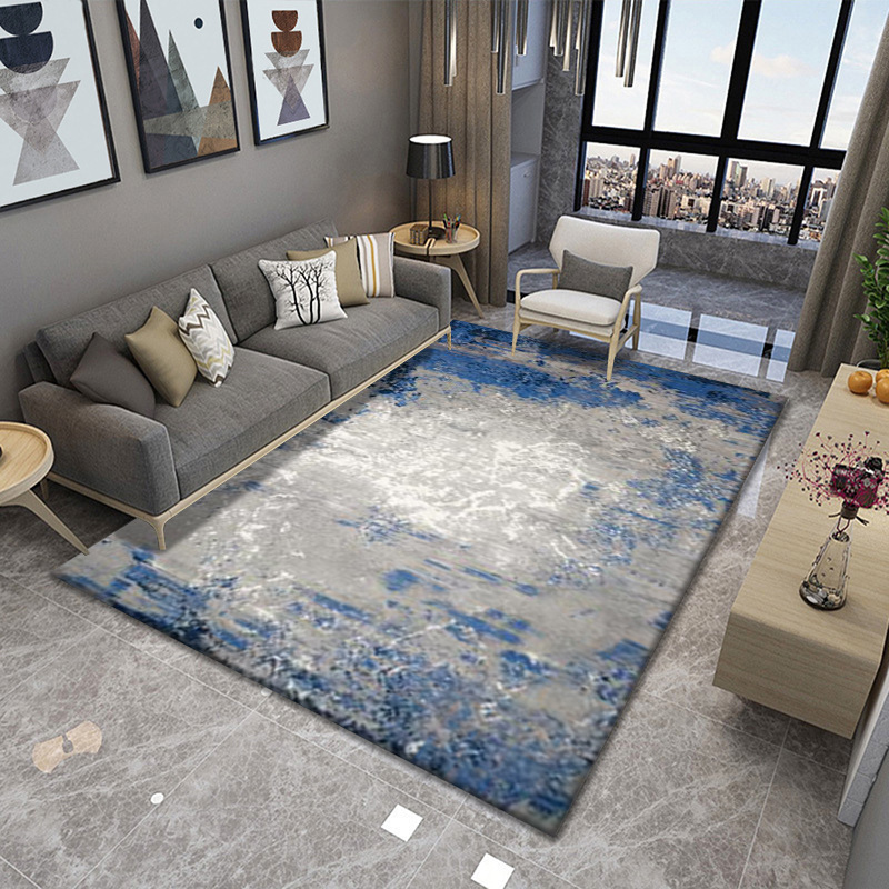 Alfombra de estilo europeo sala de estar simple moderna mesa de café americana dormitorio manta de cama completa manta de noche de estilo nórdico