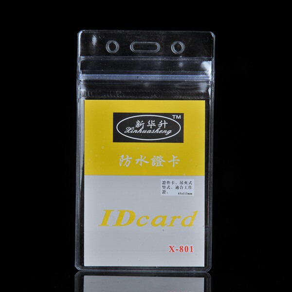 Matte waterproof card holder