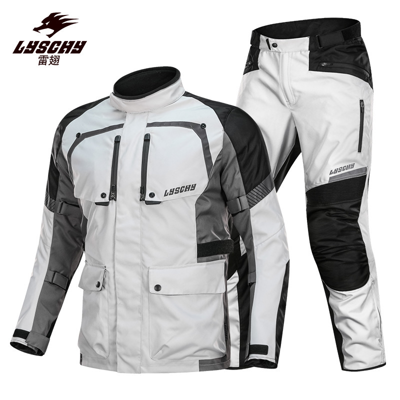 Motorcycle Riding Clothing suit Men's Motorcycle Racing Clothing Breathable Waterproof Drop-resistant Jacket Rally Clothing Men's Four Seasons Equipment