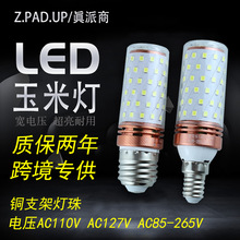 led玉米灯泡127V110V E27螺口12W16W30W40W白光暖光led节能灯