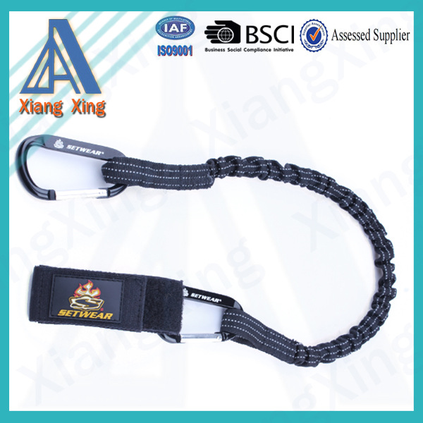 工具绳 厂家批发登山钩工具带户外弹力绳安全承重涤纶织带拉伸带