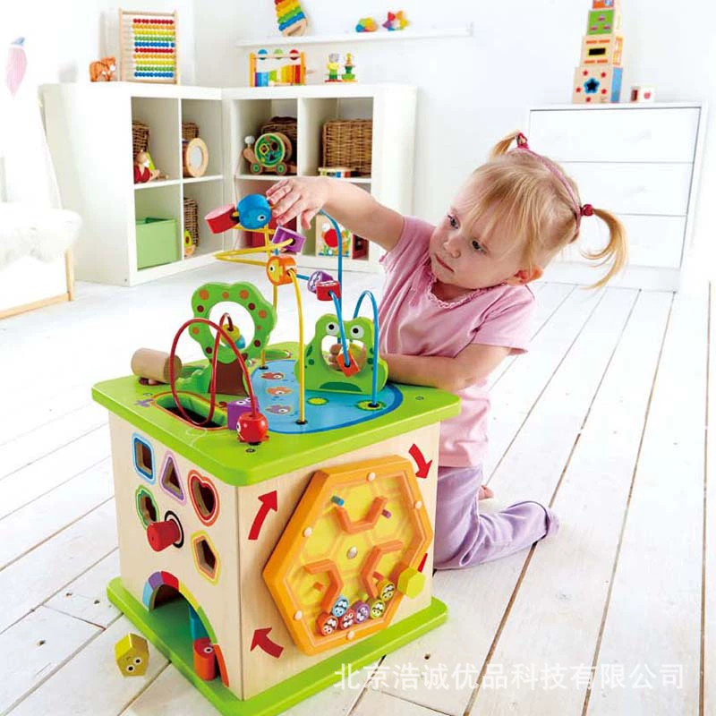 Hape Happy farm, beads, children's big jewelry with beads, toy