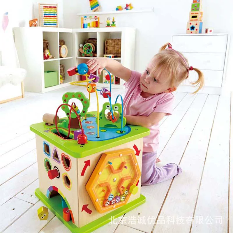 Hape Happy farm, beads, children's big jewelry with beads, toy