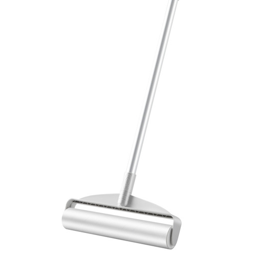 Long-handled hair stick device length extension telescopic sticky brush clothing roller brush replacement paper sticky paper mop dust roller