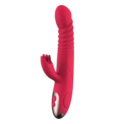 Libo Big Fish Tongue Rabbit Lotus Automatic Retractable Heated Vibrator Female Rotating Massager Masturbator