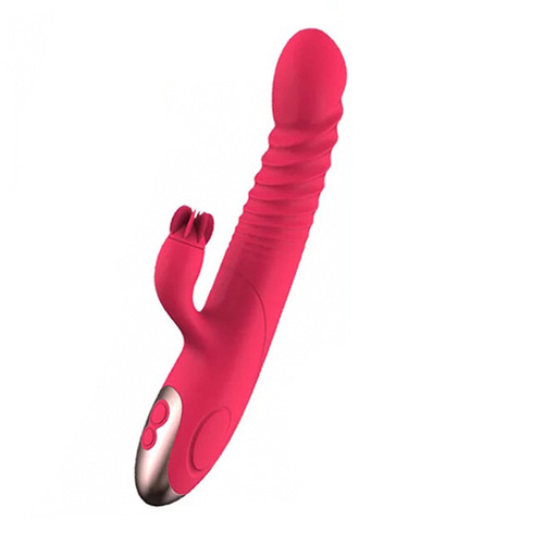 Libo Big Fish Tongue Rabbit Lotus Automatic Retractable Heated Vibrator Female Rotating Massager Masturbator