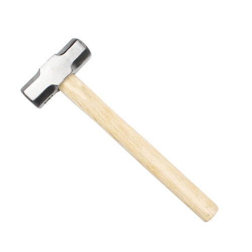 Obon octagonal hammer wooden handle conjoined shock-proof long handle square hammer manufacturer supply wholesale round-head hammer chopping ax percussion