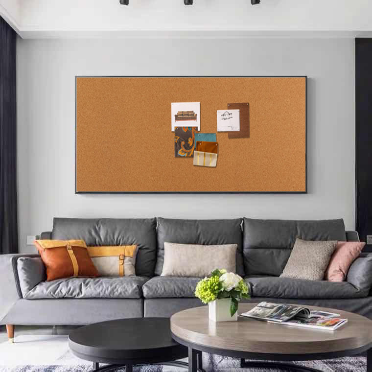 软木留言板软木告示板公司学校软木宣传栏扎钉软木墙板厂家直销