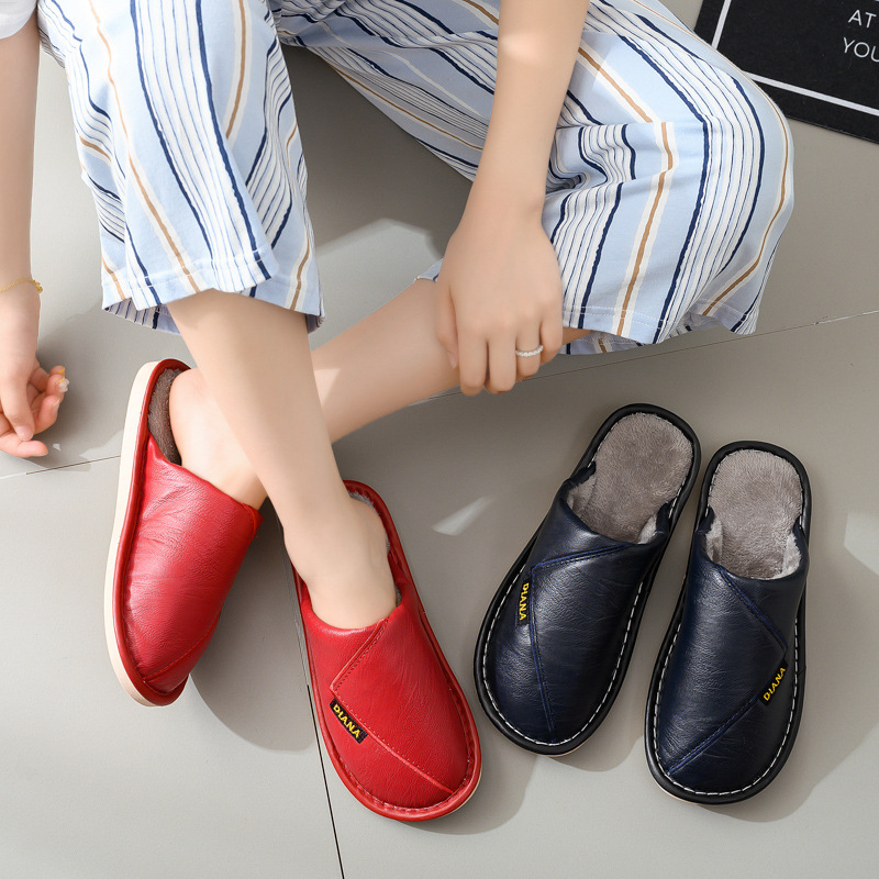 2020新型男女室内カップル滑り止め保温綿スリッパ家庭秋冬綿スリッパ卸売り|undefined