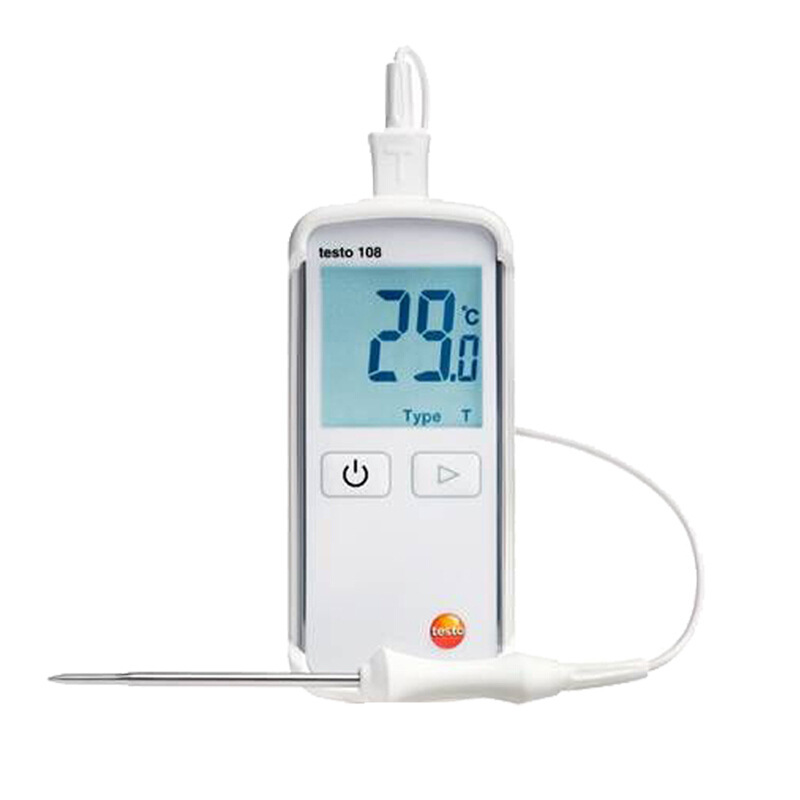 Testo  德图 工业级 食品级 防水型食品温度仪   testo  108-2