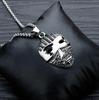 Accessory, men's mask, pendant stainless steel, retro necklace hip-hop style, European style