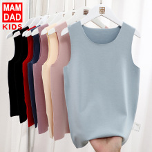 德绒背心秋冬新款加绒加厚 德绒儿童无痕保暖背心厂家成人背心