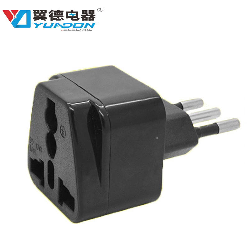 多功能欧式欧标欧规美规英规转意大利转换插头 意大利旅行转接头
