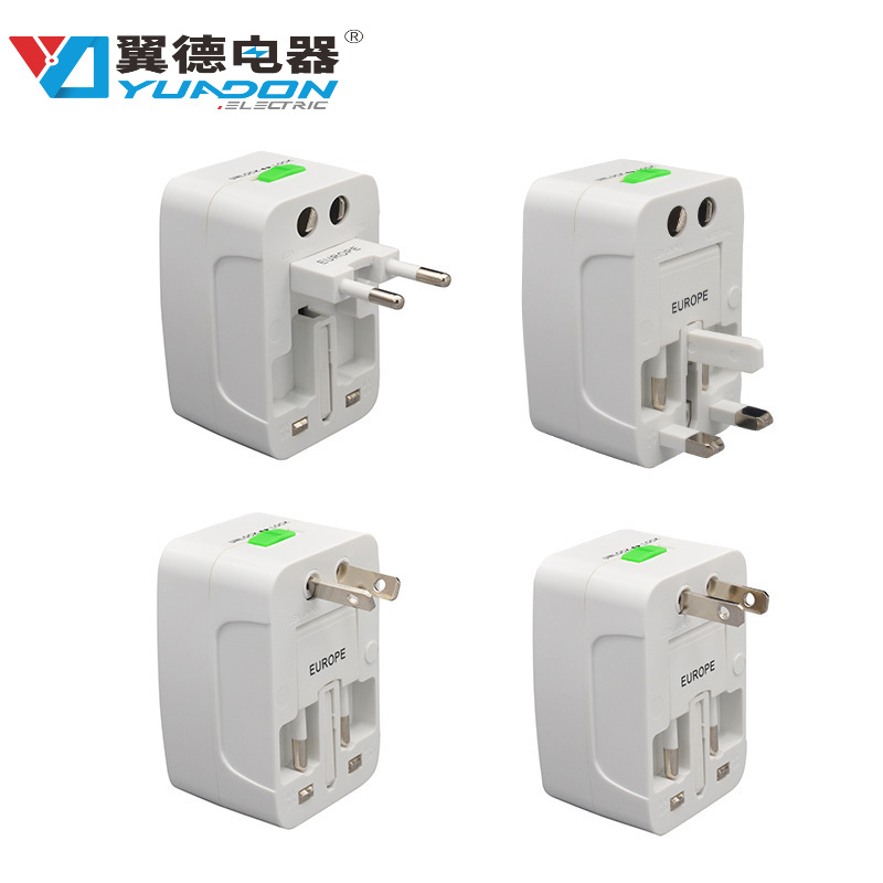 多功能旅行转换头 全球通用充电插座转换器 全球通旅游转换插座