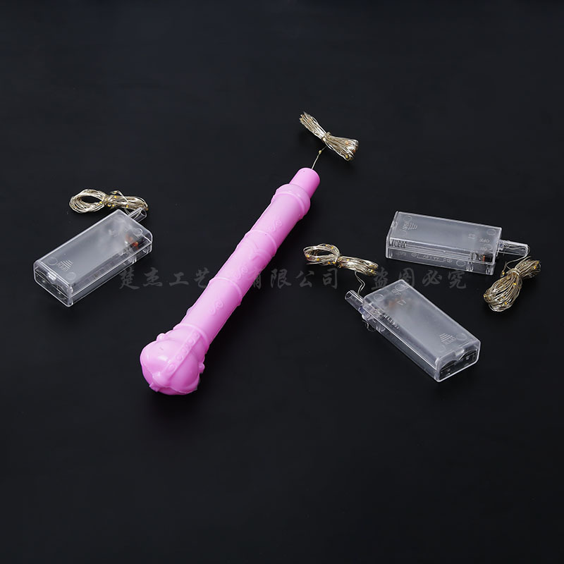 Directo de fábrica celebridad de Internet puesto ola bola mango luminoso batería luz globo decorativo luz de mano polo al por mayor