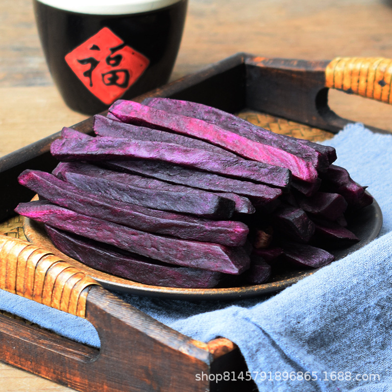 赤東香脆い赤ポテトチップス紫ポテトチップス500g/袋特産のサツマイモ乾燥ポテトチップスのカジュアルな間食が代理されている|undefined