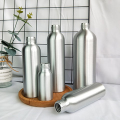 30-50-100--120-150-250-300-500-1000ml aluminum bottles, with no caps on the bottle bodies.