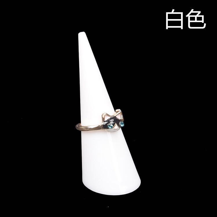 Acrylic ring rack display stand three-dimensional cone jewelry diamond ring jewelry rack