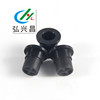厂家直供 氟胶堵塞头 耐腐 FKM耐温 黑色氟橡胶塞 非标密封件制品|ms