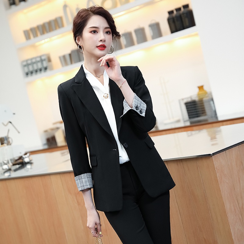 Black classic suit jacket